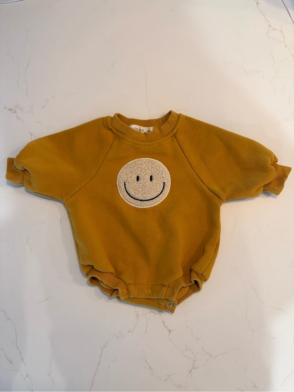 Smiley Baby One-Piece Sweatshirt